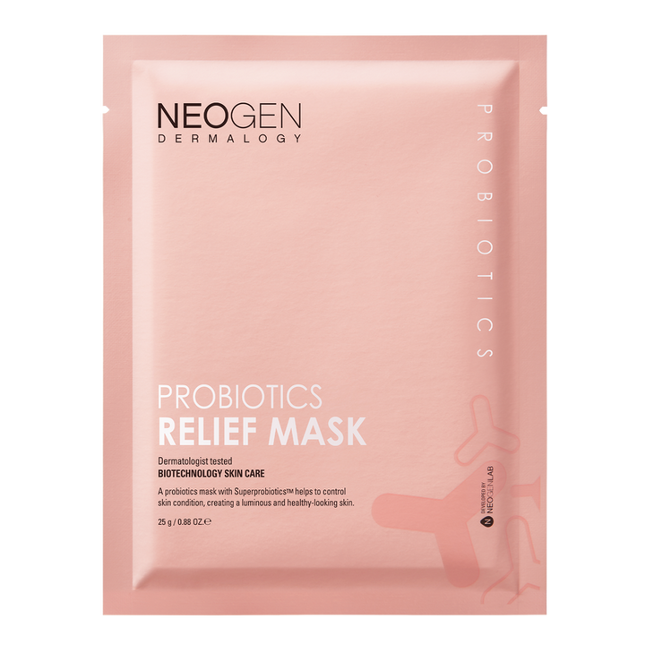 [NeoGen] DERMALOGY PROBIOTICS RELIEF MASK (25ML X 5 SHEETS)