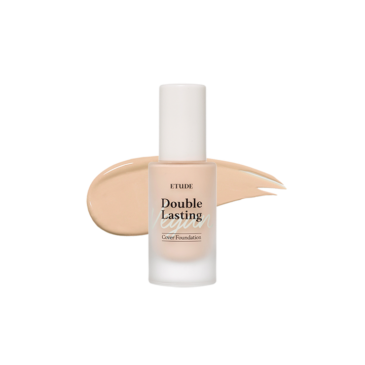 [Etudehouse] Double Lasting Vegan Cover Foundation 30g -No.23N1 Sand