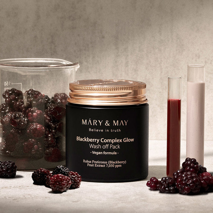 [Mary&May] Blackberry Complex Glow Wash off Pack 125g