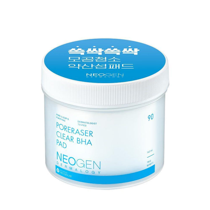 [NeoGen] DERMALOGY PORERASER CLEAR BHA PAD 160ML (90 PADS)