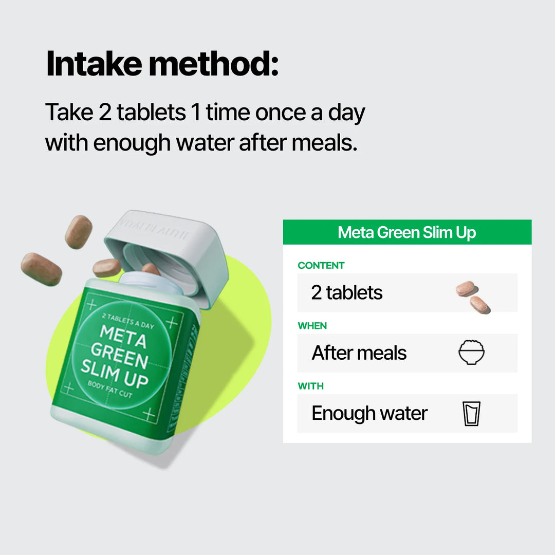 [VitalBeautie] Meta Green Slim Plus 30days 60pills